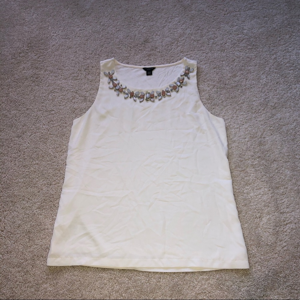 White top with jewel detailing